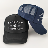 Gorra Trucker Personalizada de Espuma con 5 Paneles, Malla Trasera y Logotipo Bordado al por Mayor para Hombre