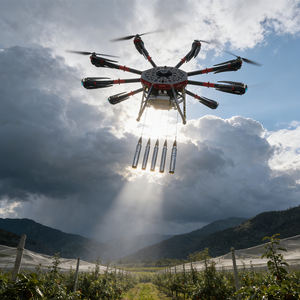 Dron GT240 de Carga Pesada de 16 Ejes, 280 kg de Capacidad de Elevación, 450 kg de Despegue, 4K UHD, Resistencia al Viento Fuerte Nivel 6, Larga Distancia, Industrial Aéreo - Product Image 4