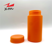 Flacon d'emballage pour compléments alimentaires 175cc 200cc, flacon orange pour vitamines et médicaments, flacon pour pilules et gélules, pot en plastique PET résistant aux enfants