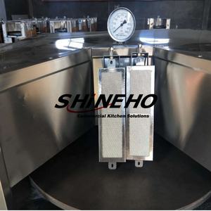 Gaz Rotatif Pita Arabe <span class=keywords><strong>Torilla</strong></span> Roti Pain Pressage Cuisson Crêpe Chapati Faisant Four Boulangerie Pain Machine - Product Image 5