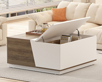 Date 0.8m Chêne Blanc Patchwork Table Basse Minimaliste Moderne Salon Meubles Maison Table Basse