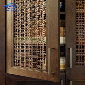 Panel de Malla Metálica Decorativa, Malla Metálica de Acero Inoxidable Bronce para División Interior y Biombo, Panel de Techo - Product Image 1
