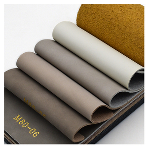 Fábrica al por mayor Retro esmerilado acabado mate cuero ecológico sintético Semi PU cuero para sofá muebles cartera - Product Image 1
