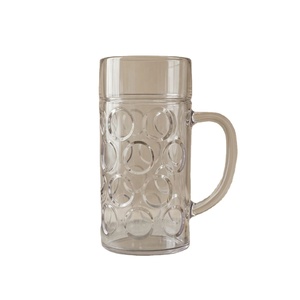 Grand verre de 1200 ml avec poignée, logo personnalisé, écologique, classique, pour les festivals de bière, les fêtes, les événements et les bars - Product Image 3