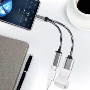 Adaptador USB C OTG Tipo C Splitter con USB C Hembra y USB A Hembra Compatible con <span class=keywords><strong>Chromecast</strong></span> con <span class=keywords><strong>Google</strong></span> TV/Samsung - Product Image 3