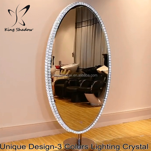 Espejos de pared para salón de belleza, cristal de lujo para maquillaje, decoración - Product Image 4