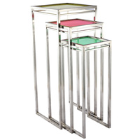 Vente en Gros de Meubles Chromés Moderne Pliant Réglable en Hauteur Fer Acier Métal Épingle à Cheveux Café Salle à Manger Bureau Araignée Pied de Table Rv