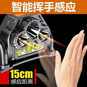 ไฟหน้าแบบตรวจจับท่าทางลูโอเมน 90x54x36 มม. ไฟ LED แบบชาร์จได้สำหรับตกปลากลางคืนกลางแจ้ง - Product Image 3