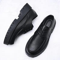 Chaussures de ville de luxe en cuir microfibre pour hommes, style mocassins, vente en gros directe usine