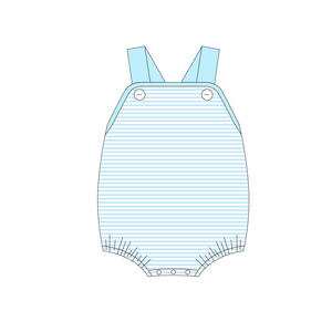 Conjuntos de 2 Piezas de Ropa Casual de Boutique para Niños, Primavera-Otoño, Color Azul Cielo, Shorts con Volantes, Vestido Tipo Romper, Ropa a Juego para Hermanos - Product Image 3