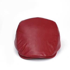 Mujeres Hombres Color Liso Caballero Baker Boy Newsboy PU Cabbie Ivy Hat <span class=keywords><strong>Jeff</strong></span> Cap - Product Image 3
