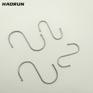 Sliver Metal <strong>Hook</strong> Round <strong>S</strong> Type <strong>Hooks</strong>,Stainless Steel Small Metal Twisted Stainless SteelS <strong>Hooks</strong> - Product Image 3