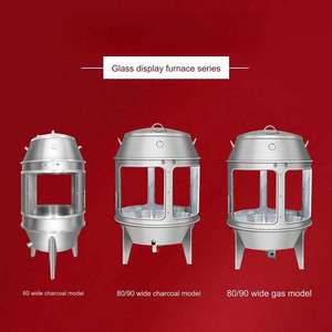 Four à poulet rôti au charbon de bois, électrique et à gaz, double alimentation, pour une peau croustillante - Product Image 2