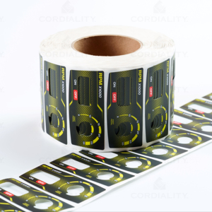 Tùy chỉnh sản phẩm công nghiệp Logo giấy nhãn Vinyl PVC Sticker <span class=keywords><strong>tag</strong></span> dính nhãn in ấn không thấm nước dầu-kháng bền nhãn - Product Image 3