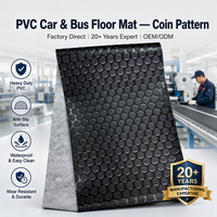 Tapis de sol en PVC antidérapant et imperméable pour garage, motif diamant, 1,2 mm et 2 mm, en rouleau, prix réduit