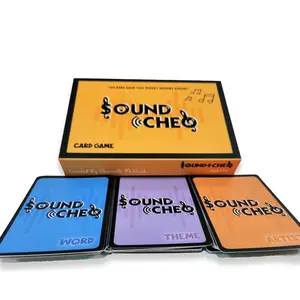 Personalizado Creat Impresión Música Flashcards Juego de cartas Conocimiento Educativo Tarjeta Flash Productor