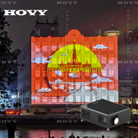 Proyector Láser HOVY 3D para Mapeo de Exteriores, Proyección en Paredes de Edificios Grandes, 38000 Lúmenes, Proyector de Video, Software de Proyección