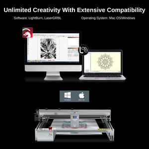 Máquina de Grabado Láser Laser <span class=keywords><strong>Tree</strong></span> K1 PRO 40W con Diodo de Potencia Óptica 4040 de Acero Inoxidable y Asistencia de Aire para Corte de Madera y MDF - Product Image 5