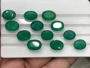 มรกตแซมเบียธรรมชาติสีเขียวเขียวชอุ่มขนาด9X11มม. สีอิ่มตัวมรกตธรรมชาติสีเขียวเข้ม - Product Image 5