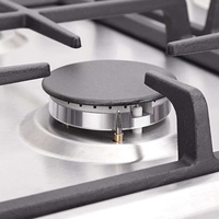 Table de cuisson à gaz encastrable 5 brûleurs en acier inoxydable de 30 pouces avec allumage électrique automatique pour appareils de cuisson domestiques et de camping-car