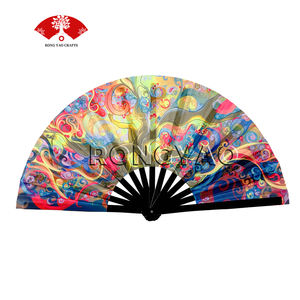 Abanico Plegable de Bambú Personalizado con Logotipo Impreso, Regalo Decorativo para Bodas, Abanico de <span class=keywords><strong>Mano</strong></span> Económico - Product Image 2