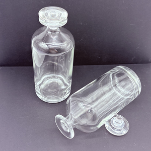 Bouteilles <span class=keywords><strong>de</strong></span> vin vides en forme <span class=keywords><strong>de</strong></span> cylindre personnalisées avec bouchon en verre 500 ml Whisky Brandy Rhum Spiritueux Vodka <span class=keywords><strong>Gin</strong></span> - Product Image 1