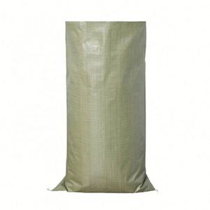 Sac en jute vert en vrac, sac en polypropylène tissé vide de 50 kg, emballage de 25 livres, sac de sable de construction - Product Image 3