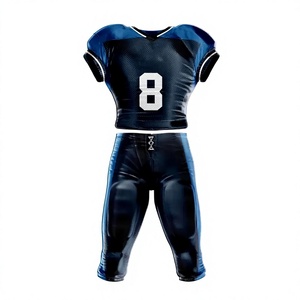 Maillots de football américain personnalisés 2026 sublimés, antibactériens, à séchage rapide, anti-UV, respirants et rembourrés – Service OEM - Product Image 1