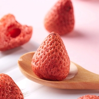 Hoogwaardige bulk gevriesdroogde aardbeien 100% natuurlijke gezonde fruitsnacks groothandel FD aardbeien