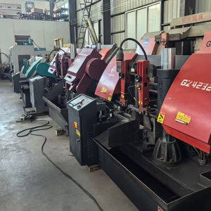 <span class=keywords><strong>Scie</strong></span> à ruban automatique d'occasion GZK4230 avec vis de serrage mécanique à angle réglable pour la découpe de petits tuyaux en acier - Product Image 3