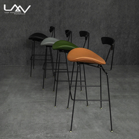 Jiaytie — chaise de bar nordique, tabouret, en métal, pour bar, café, salon et club