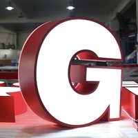 Letreros Personalizados Minjiang Snow con Iluminación Frontal y Trasera, Letreros de Acero Inoxidable y Acrílico para Negocios y Tiendas, Letreros 3D con Letras LED, Letreros para Exteriores