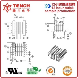 <strong>EE19</strong> 6+6 LED Drive High frequency <strong>Transformer</strong> For Power Flyback <strong>transformer</strong> 3KV <strong>EE19</strong> 6+6 - Product Image 6