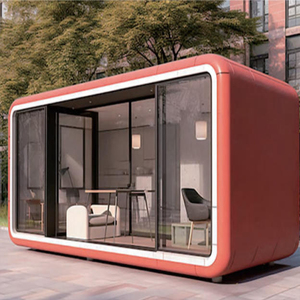 Каркас дома Apple Cabin: современный дизайн, индивидуальная настройка, плоский модульный дом, дом-капсула с возможностью выбора размера - Product Image 1