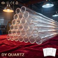 Tubo de Cuarzo de Sílice Fundido de Alta Calidad al por Mayor, Tubo de Vidrio Transparente Resistente al Calor para Diversas Aplicaciones Industriales OEM ODM