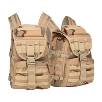 Sac à dos tactique Molle unisexe de grande taille pour 3 jours, randonnée, trekking, motif camouflage, fermeture éclair, grande capacité, polyester, antivol