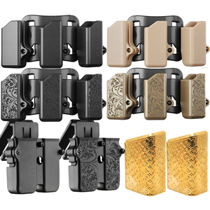 Universele Funda De Cargador Dubbele Triple Tactical Magazijn <span class=keywords><strong>Holster</strong></span> Zakje Mag Houder Voor <span class=keywords><strong>1911</strong></span> G17 G19 <span class=keywords><strong>S</strong></span> & <span class=keywords><strong>W</strong></span> Sig Beretta Taurus - Product Image 1
