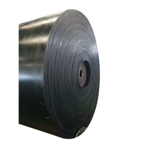 Heat Fire Abrasion Resistant fabric EP100/EP150 polyester belt conveyor system rubber conveyer belt