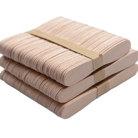 50 Pcs Bundle Emballé Bord Rond 114*10*2mm Bâtons De Crème Glacée En Bois Bâtons De Popsicle En Stock