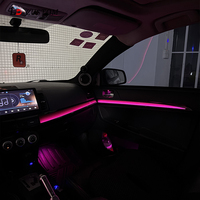 Accesorios Interiores para Mitsubishi Lancer EX con Volante a la Derecha, Iluminación Ambiental Evo, Luces Decorativas para Puertas Interiores