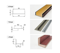 Système de bordure de toit en alliage d'aluminium moderne, durable, imperméable et de haute qualité pour carrelage, installation facile