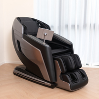 Fauteuil de massage électrique moderne à gravité zéro avec télécommande Bluetooth, système d'airbag chauffant pour la maison, le bureau et le spa
