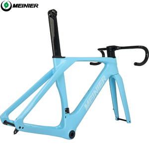 Cuadro de bicicleta de carretera de carbono 700C, freno de disco de montaje plano, cuadro de bicicleta de carretera <span class=keywords><strong>Aero</strong></span> con manillar completamente oculto, conjunto de cuadro de bicicleta de carretera - Product Image 5