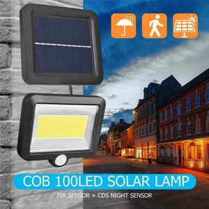 Foco <span class=keywords><strong>de</strong></span> calle con energía Solar, lámpara <span class=keywords><strong>de</strong></span> pared <span class=keywords><strong>de</strong></span> inundación, jardín al aire libre, seguridad nocturna, 100 LED COB, Sensor <span class=keywords><strong>de</strong></span> movimiento, luz Solar <span class=keywords><strong>para</strong></span> el hogar - Product Image 6