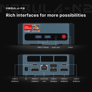 Mini PC Origimagic N2 Pro, AMD Ryzen <span class=keywords><strong>7</strong></span> <span class=keywords><strong>6800H</strong></span> 8C/16T 4.7GHz, 32GB DDR5 RAM, 512GB PCle 4.0 NVME SSD, Radeon 680M 8K UH DDP, Envío a Estados Unidos - Product Image 5