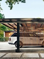Abri de voiture extérieur en aluminium sur mesure, directement de l'usine, pour 2 à 4 voitures, abri multi-véhicules renforcé en acier