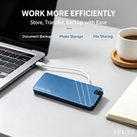 Disque dur externe portable coloré en gros pour usine, SSD USB 3.0 Type C 500 Go 1 To 2 To 4 To pour smartphones et ordinateurs portables