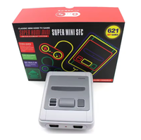 Mini Consola de Videojuegos, Compatible con HD, Consola de Videojuegos Retro de 8 Bits, 621 Juegos Clásicos Integrados, Consola de Videojuegos Familiar Portátil para Niños
