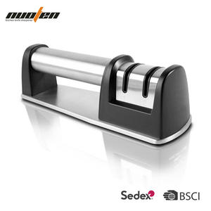 Stainless Steel <b>Knife</b> <b>Sharpener</b> Fixed Angle Manual Multi Grit Diamond Ceramic Grinding Wheels Household Sharpening Tool - Product Image 4