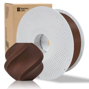 Filament d'impression 3D en PLA bois de bambou original en gros pour <span class=keywords><strong>Bambulab</strong></span> X1/X1C/P1S/<span class=keywords><strong>P1P</strong></span>/A1/A1 MINI/AMS, texture bois véritable - Product Image 1